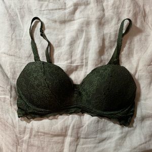 Victoria’s Secret Pink green bralette size small